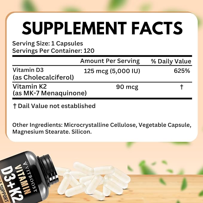 Vitamina D3 + K2 Complex