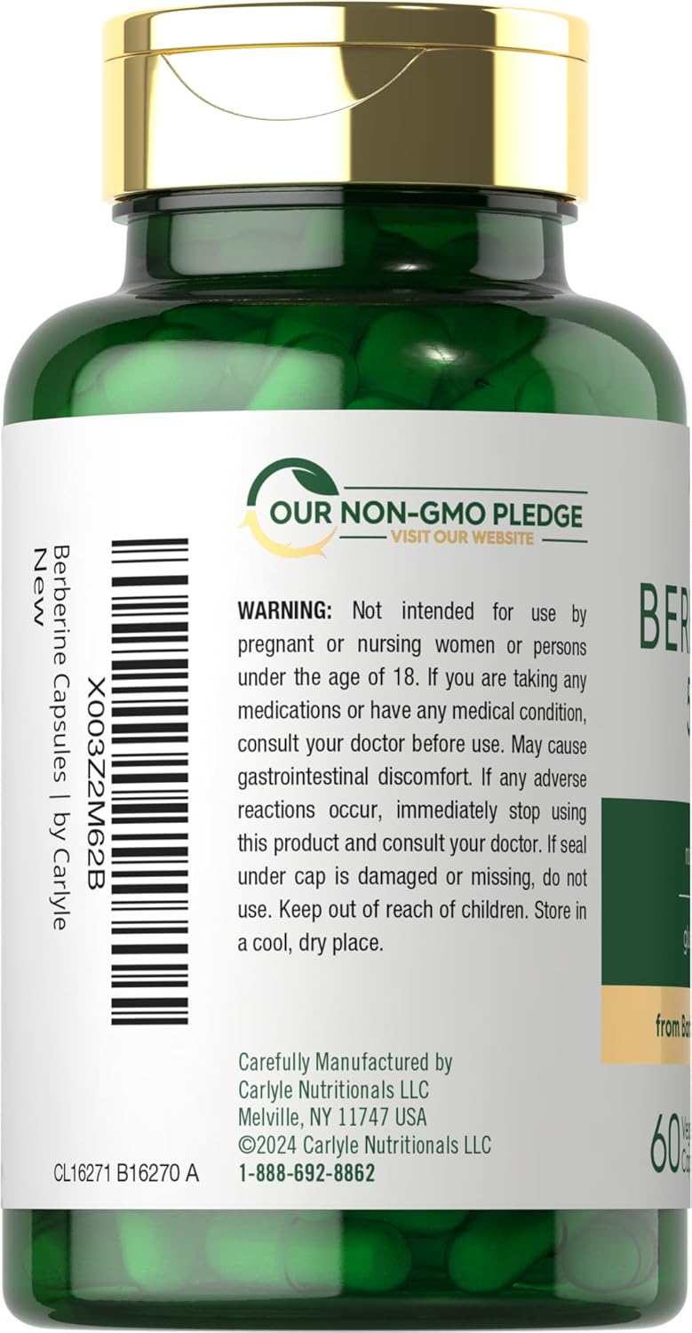 Carlyle Berberine HCL 500 mg