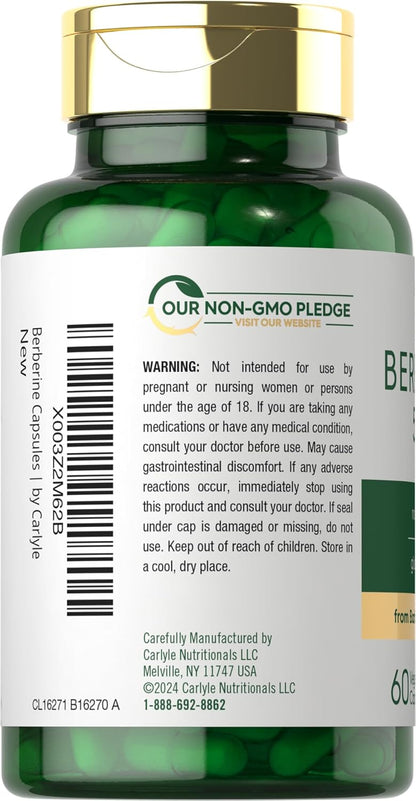 Carlyle Berberine HCL 500 mg