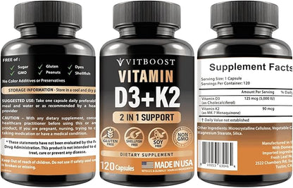 Vitamina D3 + K2 Complex