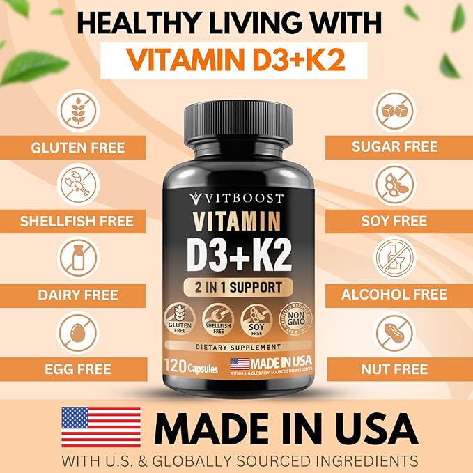 Vitamina D3 + K2 Complex