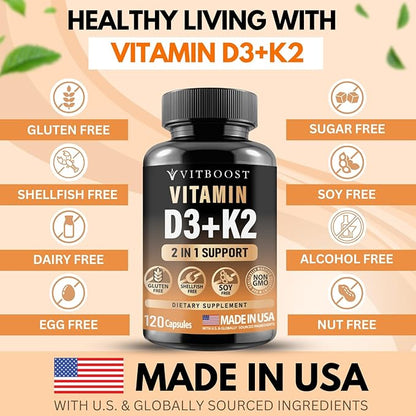 Vitamina D3 + K2 Complex
