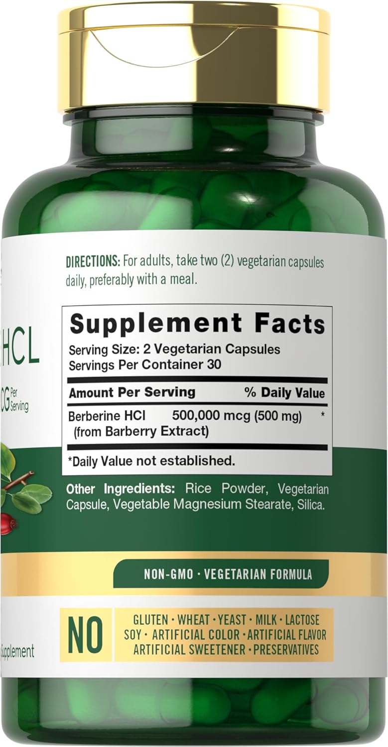 Carlyle Berberine HCL 500 mg