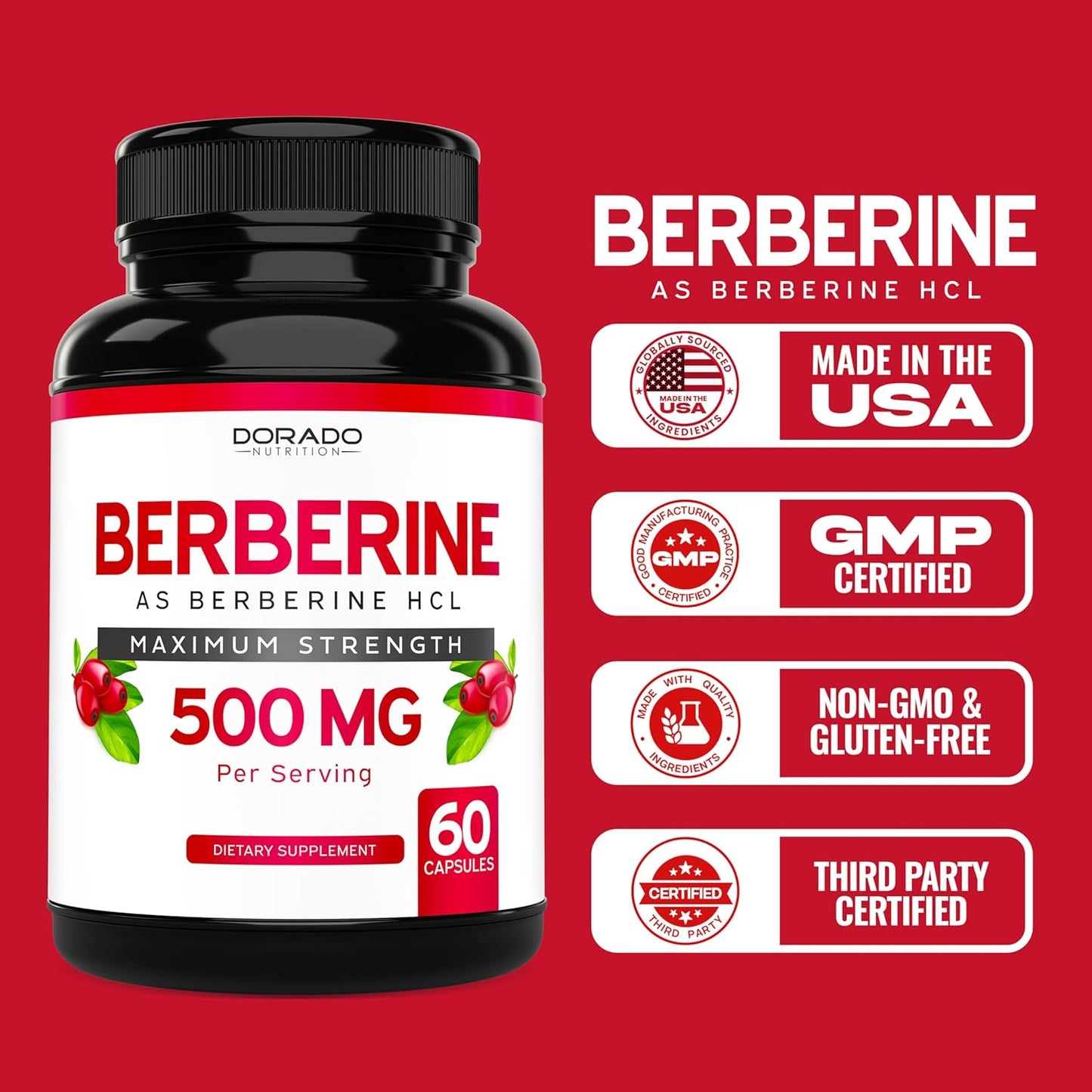 Berberina 500 mg
