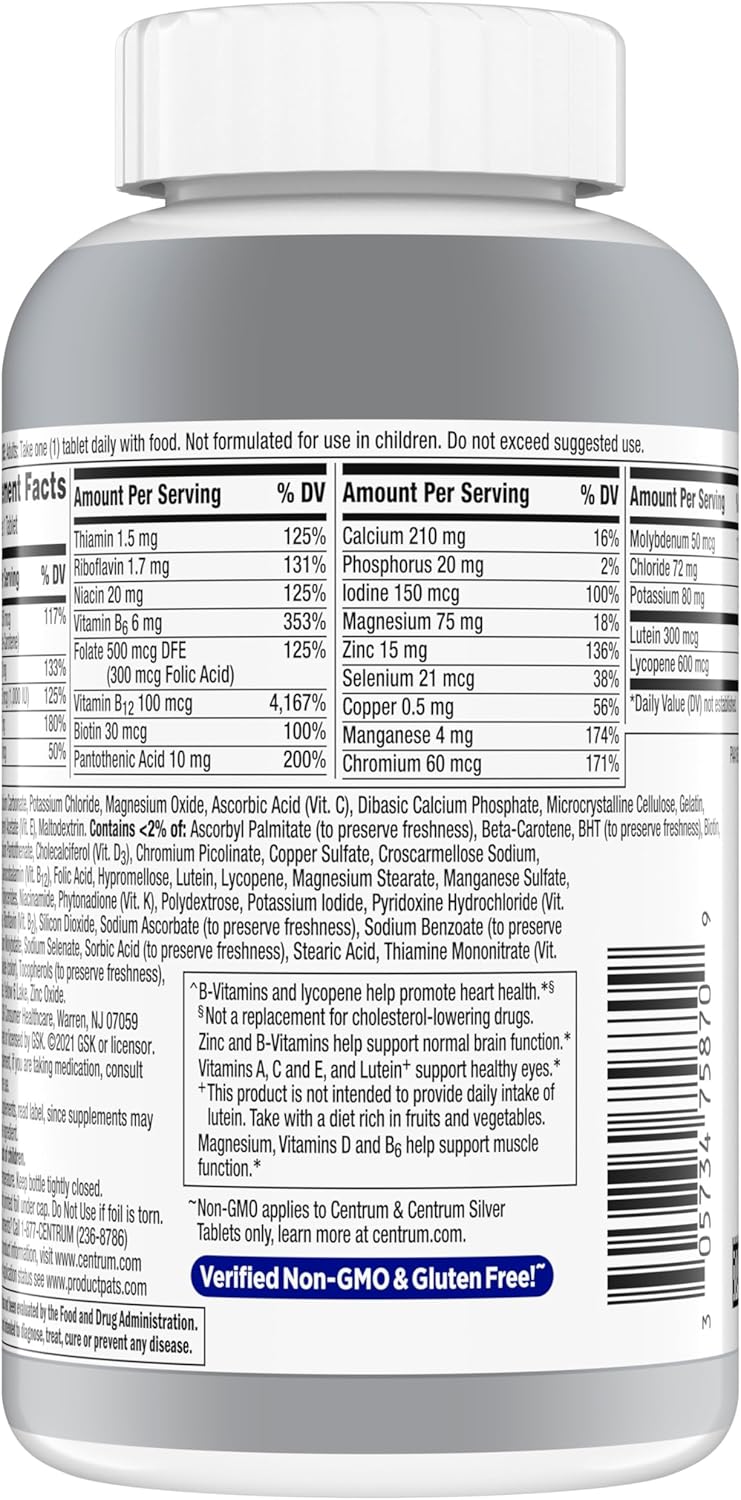 Multivitaminico Centrum Silver Hombre +50