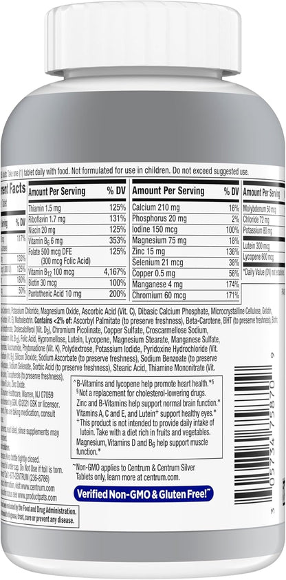 Multivitaminico Centrum Silver Hombre +50