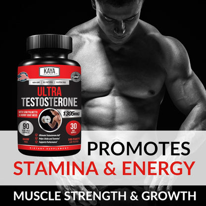 Potenciador Natural de Testosterona Kaya Naturals Ultra Testosterone