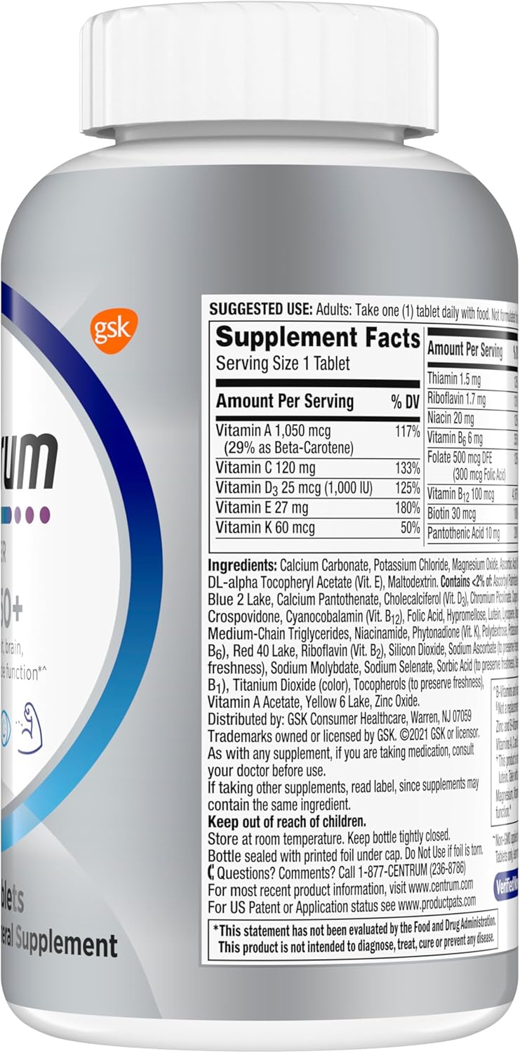 Multivitaminico Centrum Silver Hombre +50