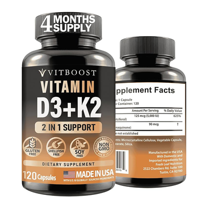 Vitamina D3 + K2 Complex