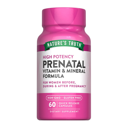 Vitaminas Prenatales con Ácido Fólico