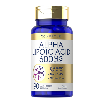 Carlyle Ácido Alfa Lipoico 600 mg + Biotina