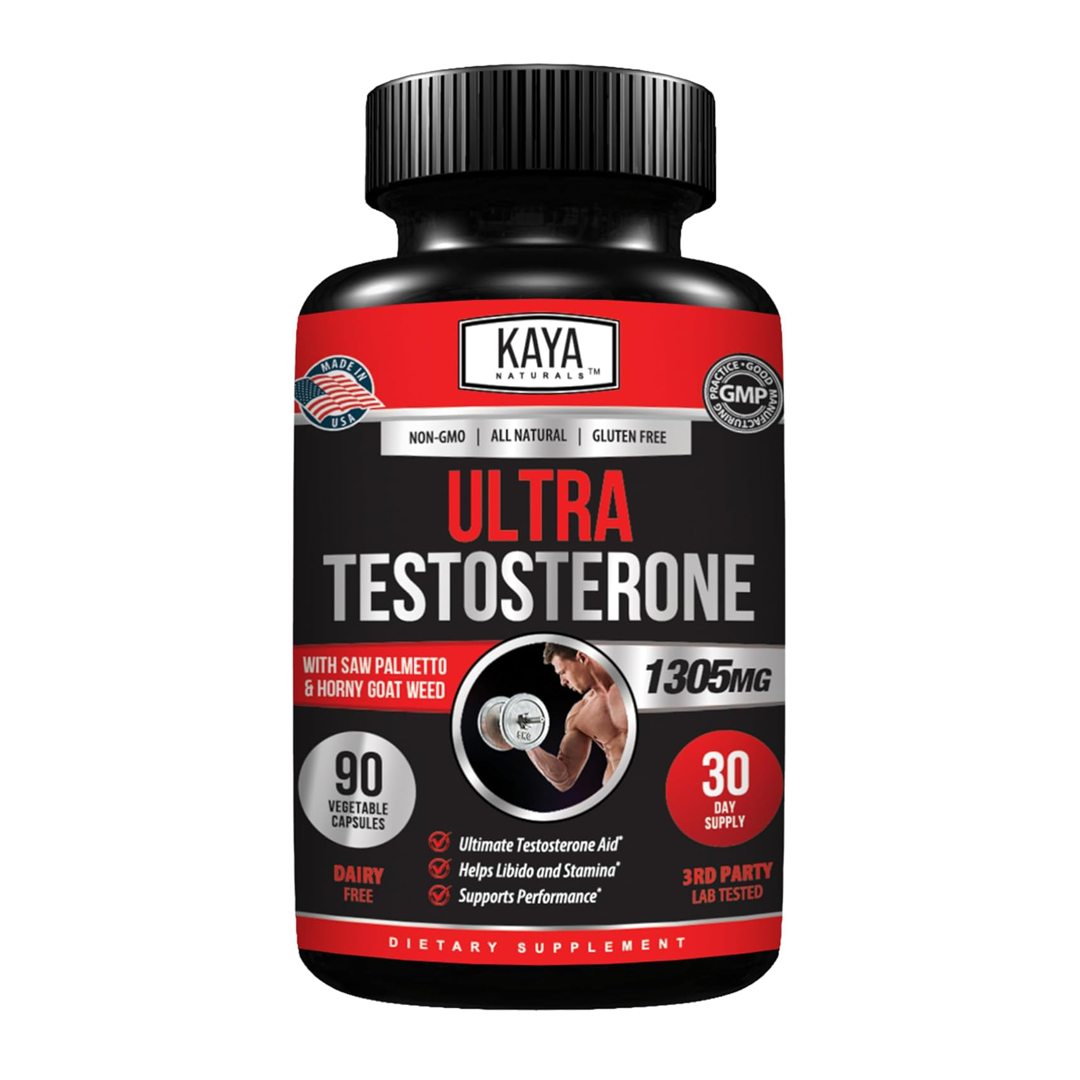 Potenciador Natural de Testosterona Kaya Naturals Ultra Testosterone